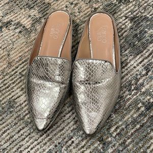 Metallic Mules